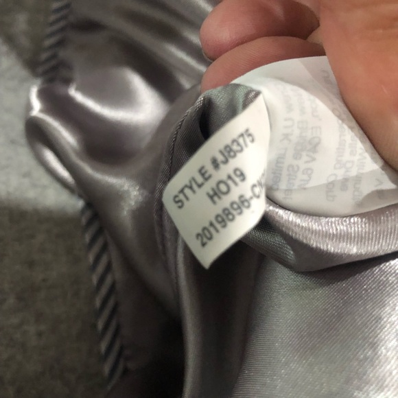 J.Crew Stadium Cloth Gray Cocoon Wool Coat Size 6P - Picture 10 of 10